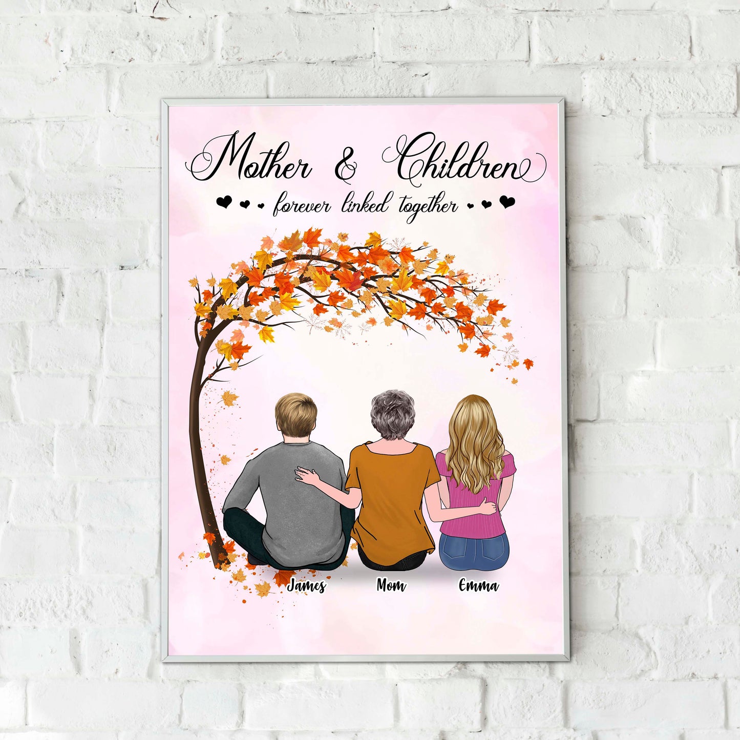 Personalized Mother Poster, Gift For Dog Mom, Gift for Mother's Day