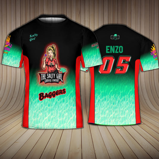 Custom Salty Girl Jersey Shirt