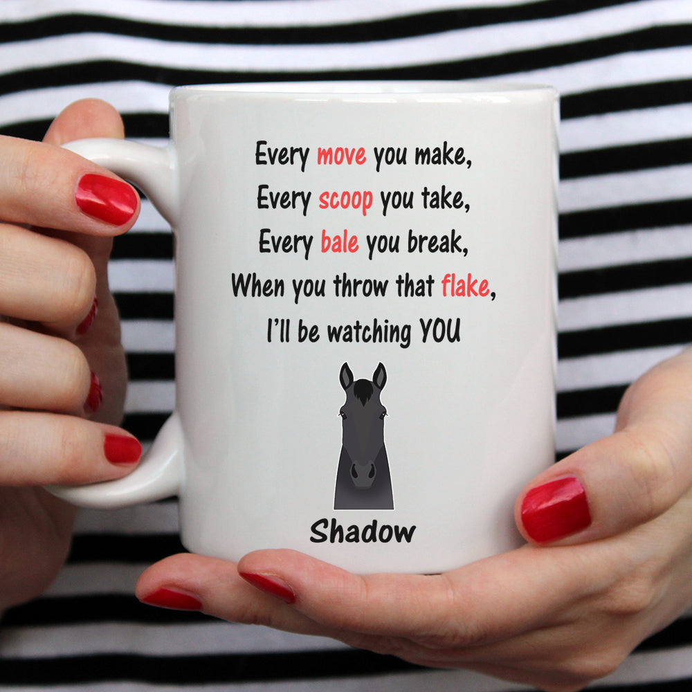 Personalized Horse Mug