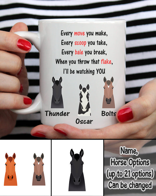 Personalized Horse Mug