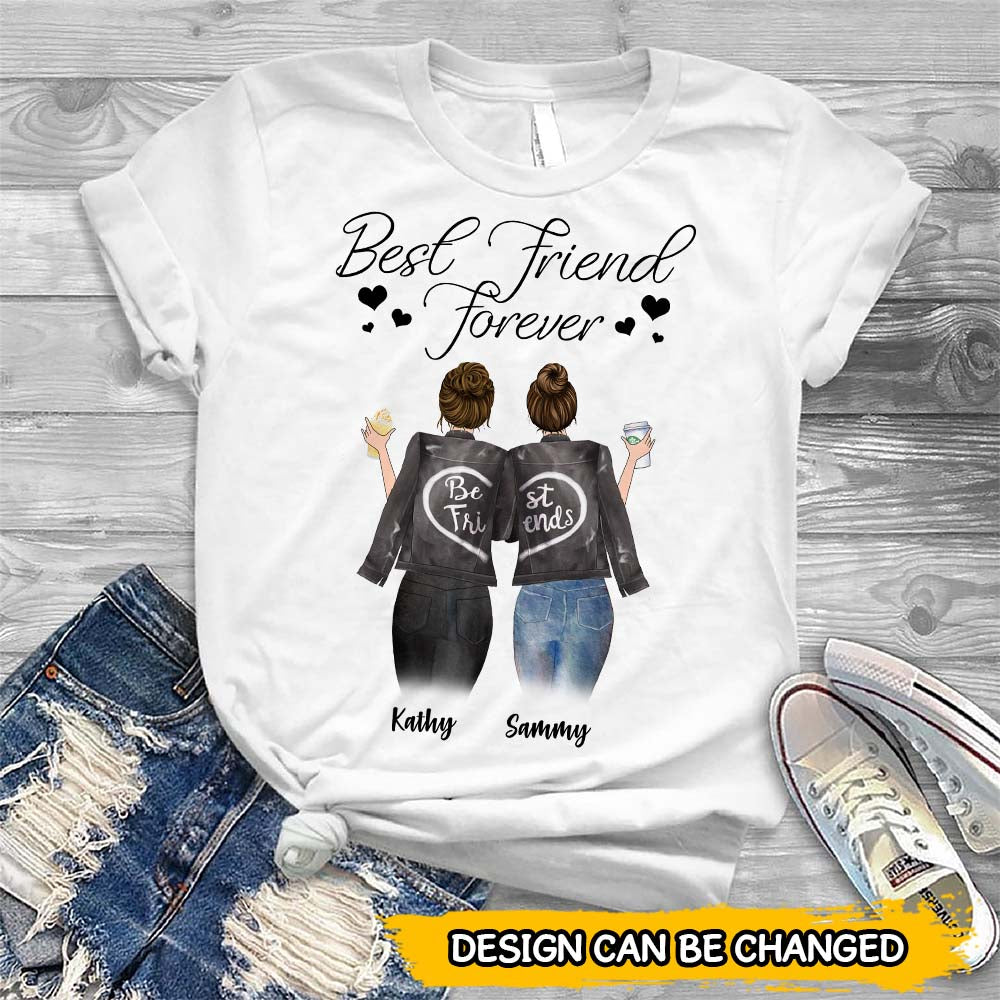 Personalized Gift for Friend and Sister, Best Friend Forever Shirt